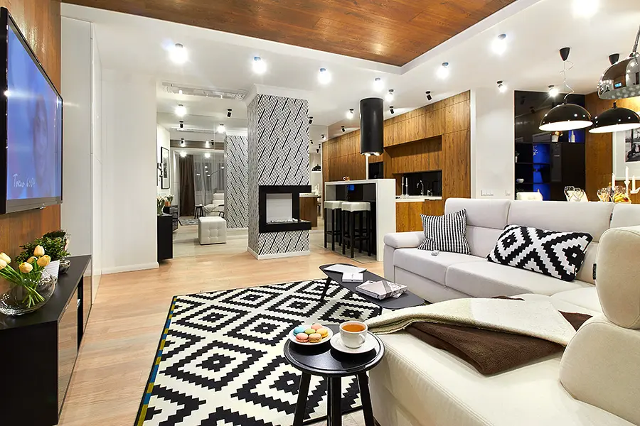 Interior of apartment for daily rent, Grodno, Zaharova str. 24